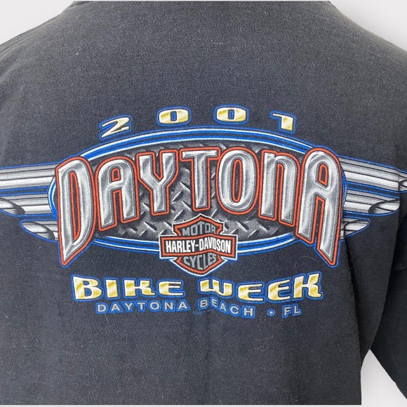VTG HARLEY DAVIDSON HOLOUBEK BIKE WEEK TEE - Picture 7 of 10
